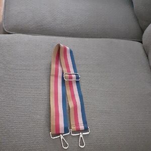 Striped Adjustable Bag Strap